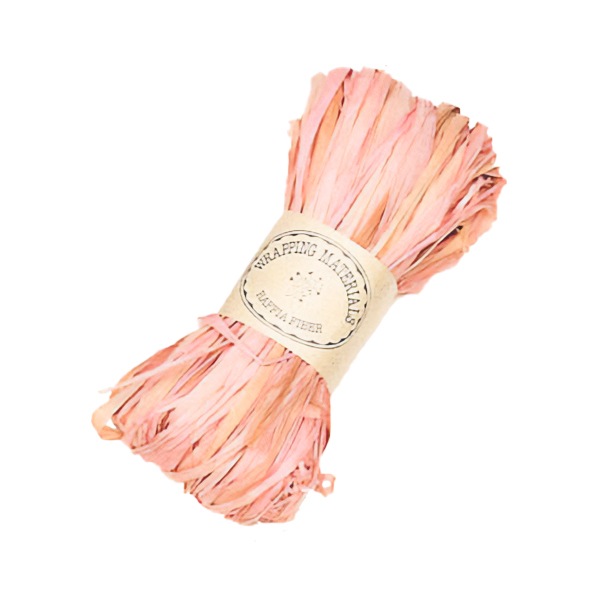 リボン 『ラフィアファイバー ピンク 6011-0-100』 フラワー,用具