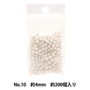 ビーズ 『DXカットビーズ No.10 約4mm 約200個入り ASH-DX4C-10』|パックビーズ|ビーズ