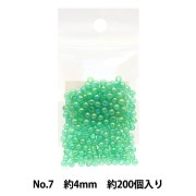 ビーズ 『DX丸ビーズ No.7 約4mm 約200個入り ASH-DX4M-7』|パックビーズ|ビーズ