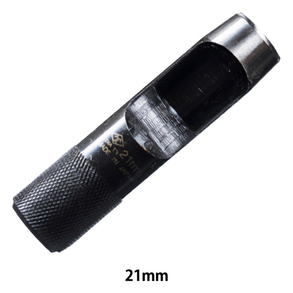 さちぽん　21枚 工具 『サークルポンチ 21mm』 工芸,皮革,道具,穴あけ| ホビー材料の