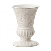 フラワーベース ホワイト 陶器 花瓶 クレイ Pleats(プリーツ) 24個 アレンジベース 『Pleats(プリーツ) ホワイト 366-262-100』 フラワー