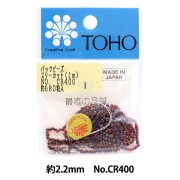 ビーズ 『パックビーズ スリーカット 2.2mm CR-83』 TOHO BEADS