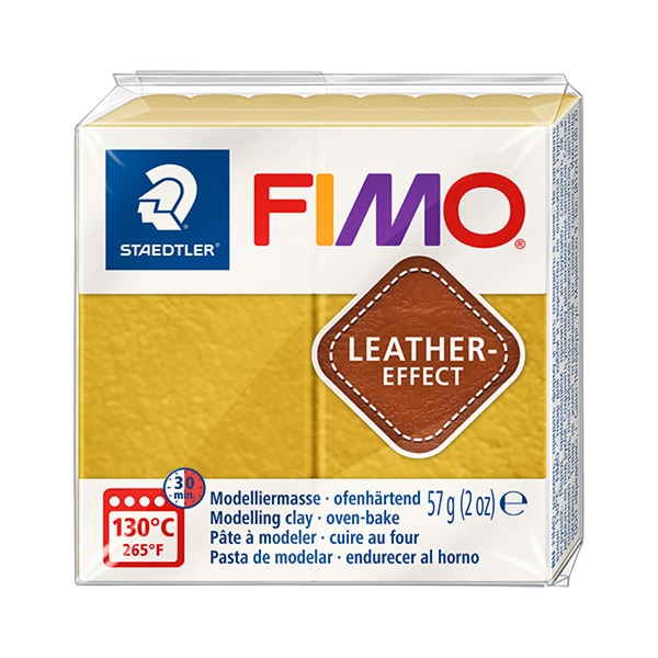 樹脂粘土 『FIMO LEATHER EFFECT (フィモレザーエフェクト) オークル