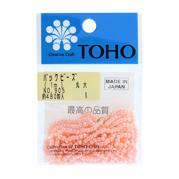 ピース ビーズ 『パックビーズ 丸大 No.905』 TOHO BEADS トーホービーズ