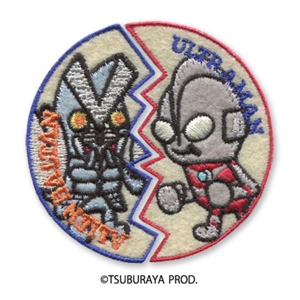 ワッペン 『ウルトラマン ワッペン ウルトラマン&バルタン星人 PU500 