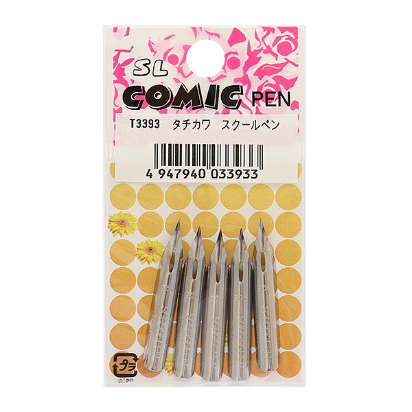 ぺんページ ペン先 『ペン先5本入り タチカワ スクールペン T-3393』 東京