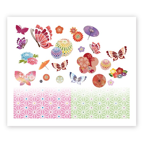 レジン材料 クリアイラストシートプチ和調 ちょうちょ Risp 10 ビーズ レジン 封入パーツ ホビー材料の通販 ユザワヤ公式ネットショップ