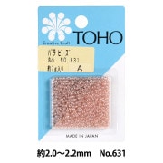 ビーズ 『バラビーズ 丸小 No.631』 TOHO BEADS トーホービーズ|パックビーズ|ビーズ