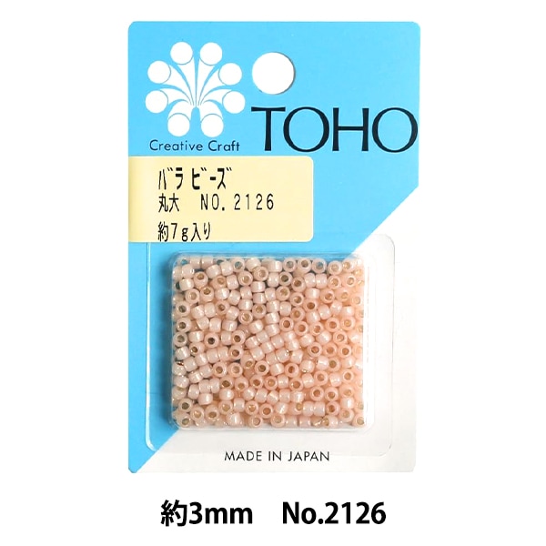 ビーズ 『バラビーズ 丸大 No.2126』 TOHO BEADS トーホービーズ