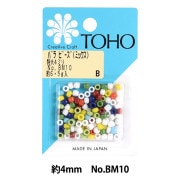 ビーズ 『バラビーズ 特大ミックス No.BM10』 TOHO BEADS トーホービーズ|パックビーズ|ビーズ