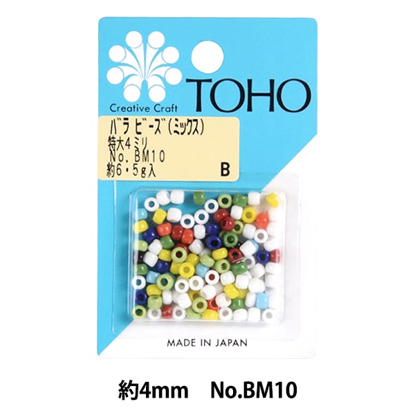 ビーズ 『バラビーズ 特大ミックス No.BM10』 TOHO BEADS トーホー
