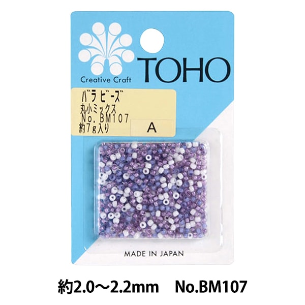 ビーズ 『バラビーズ 丸小ミックス No.BM107』 TOHO BEADS