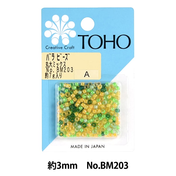 ビーズ 『バラビーズ 丸大ミックス No.BM203』 TOHO BEADS トーホー