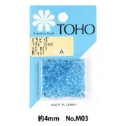 ビーズ 『バラビーズ マガ玉 約4mm No.M03』 TOHO BEADS トーホービーズ|パックビーズ|ビーズ