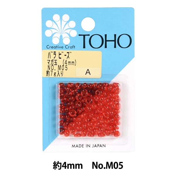 ビーズ 『バラビーズ マガ玉 約4mm No.M05』 TOHO BEADS トーホー