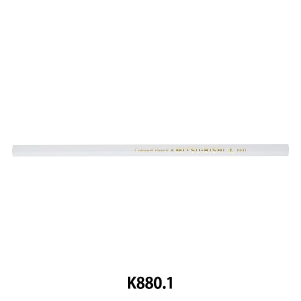 文房具 『色鉛筆 単色 白 K880.1』 画材・文具,筆記具| ホビー材料の