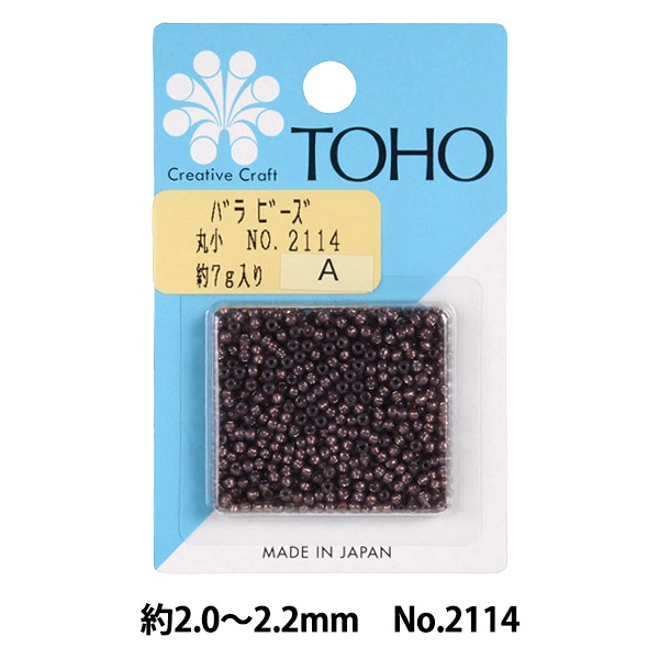 ビーズ 『バラビーズ 丸小 No.2114』 TOHO BEADS トーホービーズ