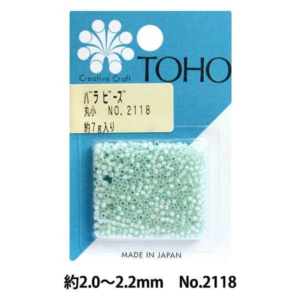 ビーズ 『バラビーズ 丸小 No.2118』 TOHO BEADS トーホービーズ