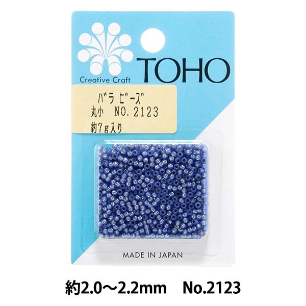 ビーズ 『バラビーズ 丸小 No.2123』 TOHO BEADS トーホービーズ
