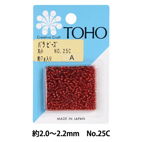 ビーズ 『バラビーズ 丸小 No.25C』 TOHO BEADS トーホービーズ ビーズ