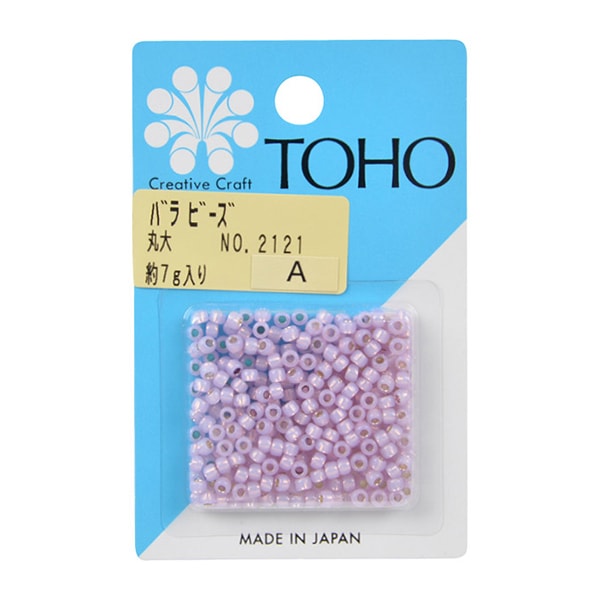 確認用ビーズ ビーズ 『バラビーズ 丸大 No.2121』 TOHO BEADS トーホービーズ