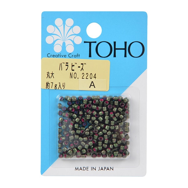 ビーズ 『バラビーズ 丸大 No.2204』 TOHO BEADS トーホービーズ