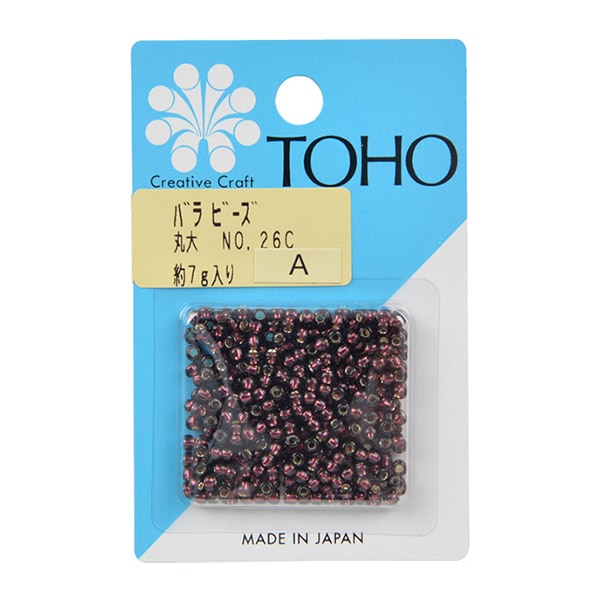 ビーズ 『バラビーズ 丸大 No.26C』 TOHO BEADS トーホービーズ ビーズ