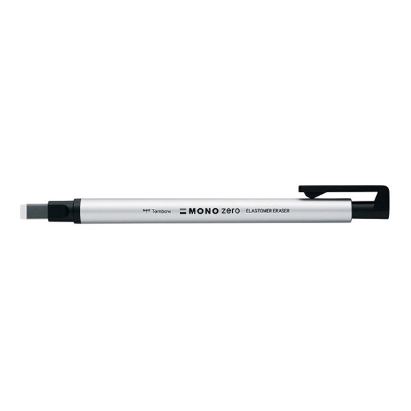 文房具 『ホルダー消ゴム モノゼロ 角型 シルバー EH-KUS04