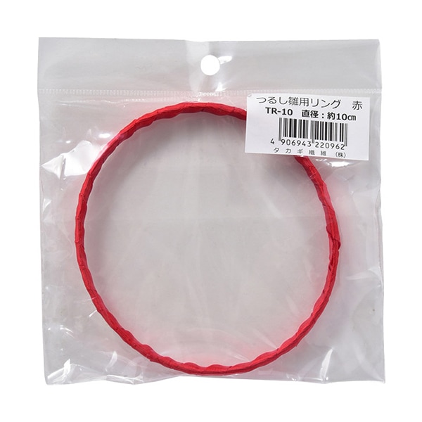 手芸材料 『つるし雛用リング 赤 10cm TR-10』 Panami パナミ タカギ