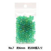 ビーズ 『DXカットビーズ No.7 約6mm 約200個入り ASH-DX6C-7』|パックビーズ|ビーズ