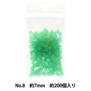 ビーズ 『DXフラワービーズ No.8 約7mm 約200個入り ASH-FL7-8』|パックビーズ|ビーズ
