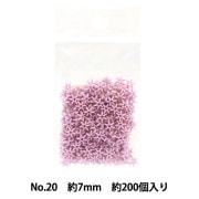 ビーズ 『DXフラワービーズ No.20 約7mm 約200個入り ASH-FL7-20』|パックビーズ|ビーズ