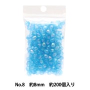 ビーズセール】 ビーズ 『DXカットビーズ No.6 約8mm 約200個