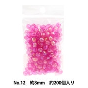 ビーズ 『DXカットビーズ No.12 約8mm 約200個入り ASH-DX8C-12』|パックビーズ|ビーズ