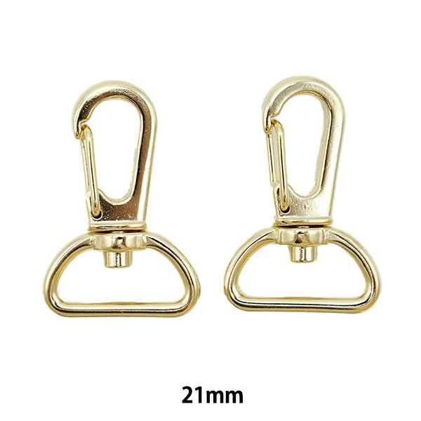 レザー金具 『アミナスカン 2.1cm ゴールド 2個入り』 工芸,皮革,金具