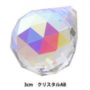 ビーズ 『アスフォークリスタル701 クリスタル 30mm』 ビーズ,パック