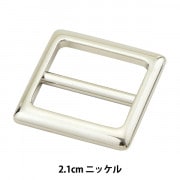 レザー金具 『四角型バックル ブラックニッケル 2.5cm MP3748-BN-25