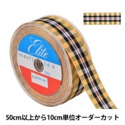 数量5から】 リボン 『チェックリボン 6881 2番色』 服飾,リボン
