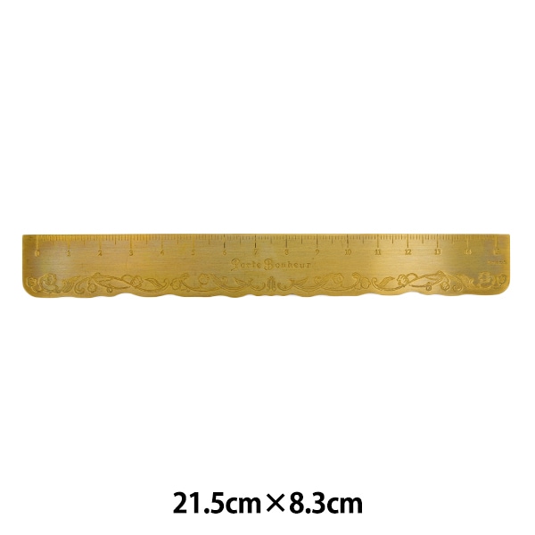 定規 『すずらん 真鍮定規 79-597』クロバー 雑貨,道具,定規・メジャー