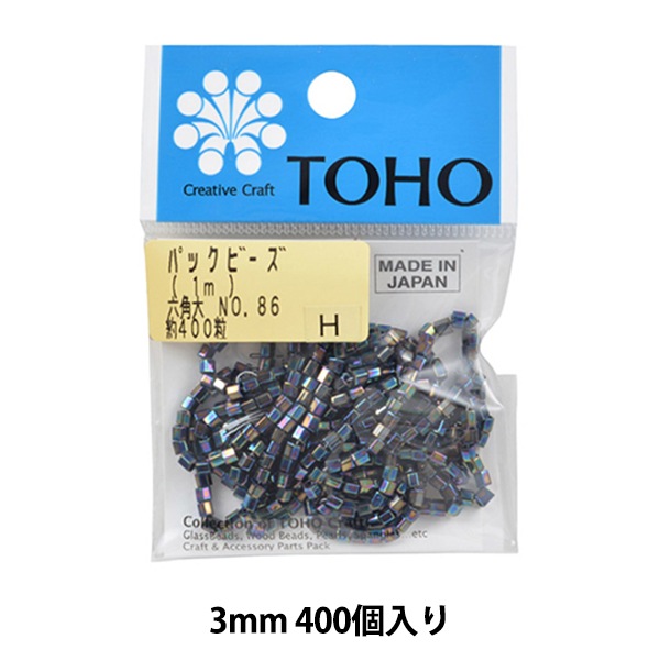 ビースト ビーズ 『パックビーズ 六角大 No.86』 TOHO BEADS トーホービーズ