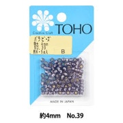 ビーズ 『バラビーズ 特大 約4mm No.39』 TOHO BEADS トーホービーズ|パックビーズ|ビーズ
