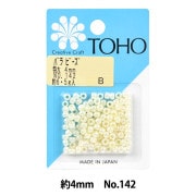 ビーズ 『バラビーズ 特大 約4mm No.142』 TOHO BEADS トーホービーズ|パックビーズ|ビーズ