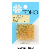 ビーズ 『バラビーズ 特大 約5.5mm No.25』 TOHO BEADS トーホービーズ