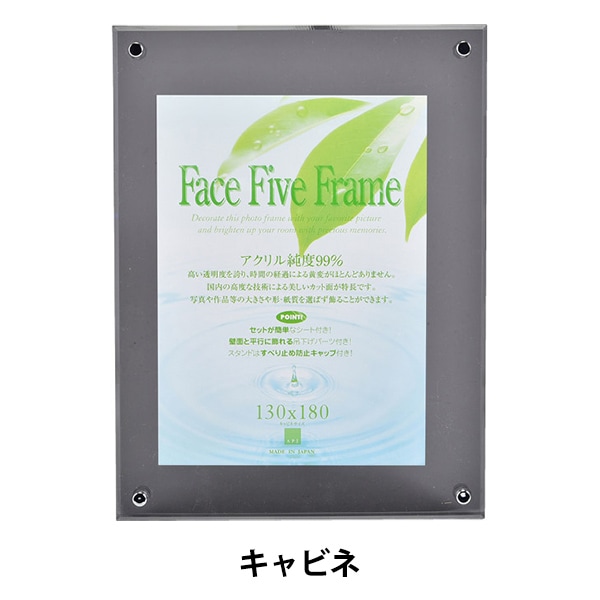 額 『フェイスファイブフレーム キャビネ スモーク』 A.P.J ART PRINT