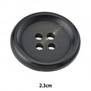 ボタン 『本水牛 四つ穴ボタン B 2.5cm HB230』 服飾,ボタン・バックル