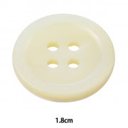 ボタン 『四つ穴ボタン 20mm 3個入り 白 PYTD10-20』 服飾,ボタン