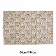 大正ロマン　縮緬　友禅 楽天市場】ちりめん 生地 友禅 大正ロマンの大柄な花柄 緑 YS04-03