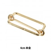 手芸金具 『移動カン 4cm 本金 SUN13-197』 SUNCOCCOH サンコッコー KIYOHARA 清原|パーツ|服飾