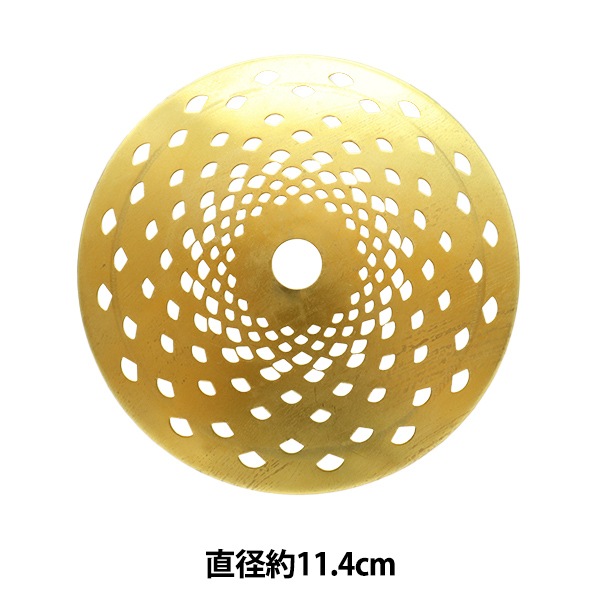 ステンドグラス4Kキャップセット 直径約114mm　未使用 ステンドグラス材料 『メッシュキャップ 4-1/2インチ 11.4cm