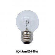 ステンドグラス材料 『クリアー球 E12 40W 24223』 工芸,ステンド